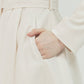 ASYMMETRICAL DRESS WITH SQUARE CUTTING DRAPE