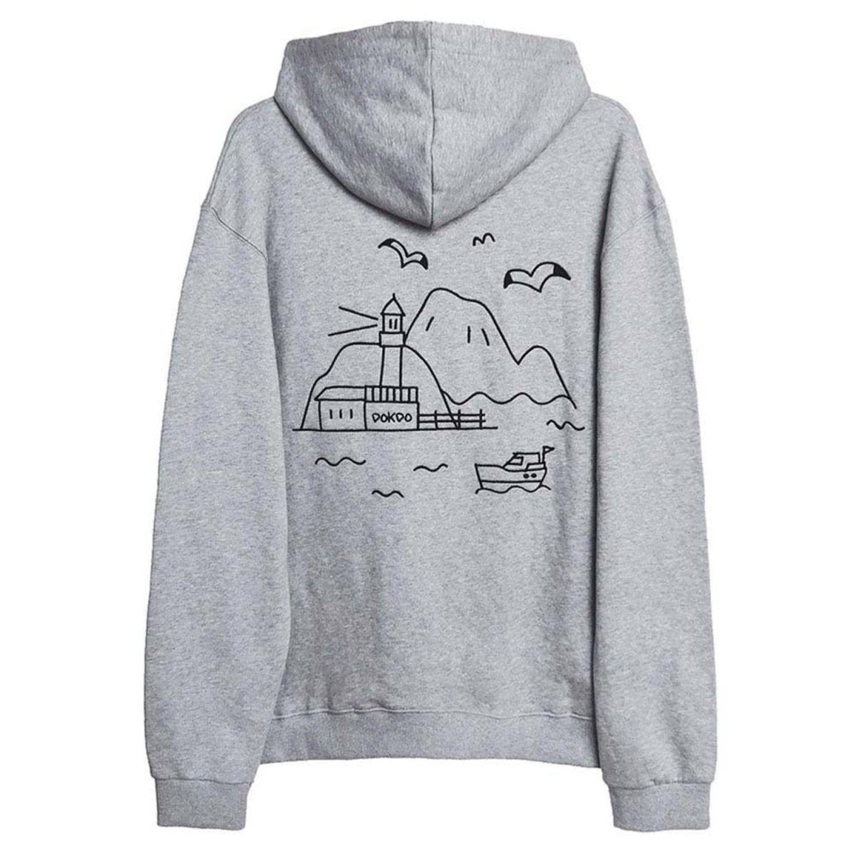 都市フード集業 - 独島グレー City hood zip-up-Dokdo (Gray) - ＠SEOUL