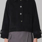 CORDUROY SHORT JACKET-ブラック - ＠SEOUL