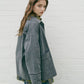 COTTON FRINGE JACKET_GRAY - ＠SEOUL