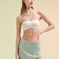DIAGONAL SKIRT SHORTS_MINT - ＠SEOUL