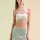 DIAGONAL SKIRT SHORTS_MINT - ＠SEOUL