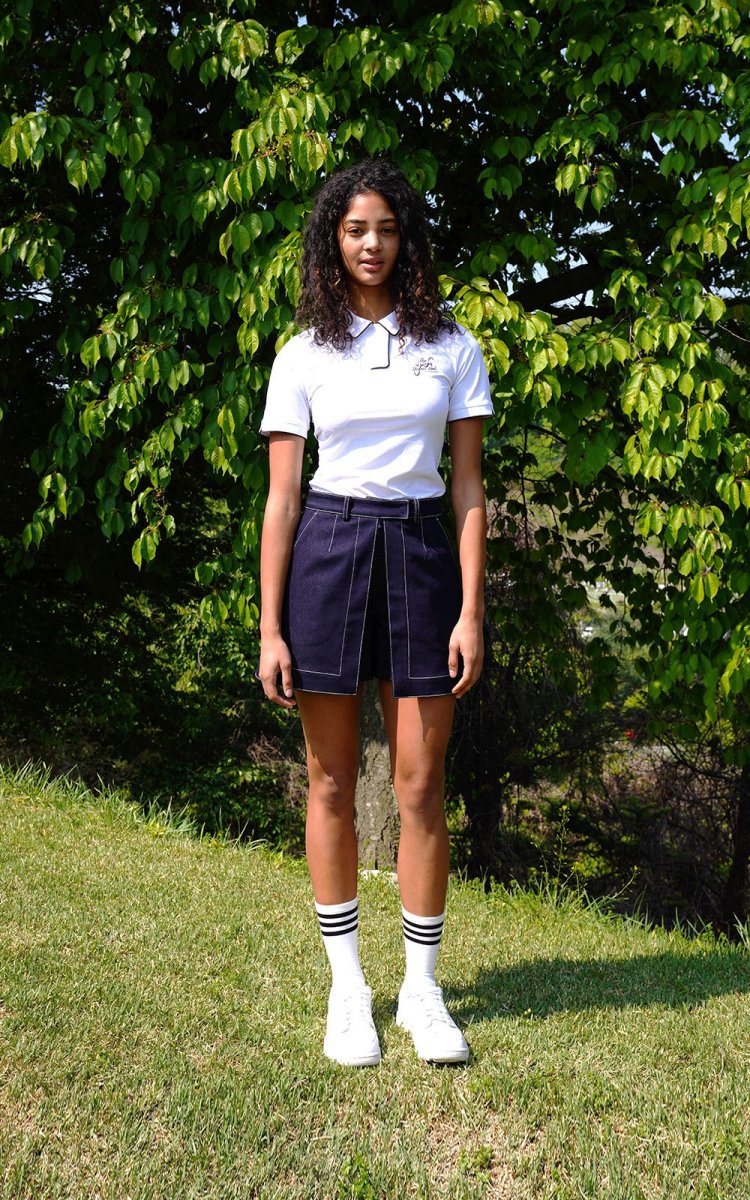 Dorothy Shorts Indigo - ＠SEOUL