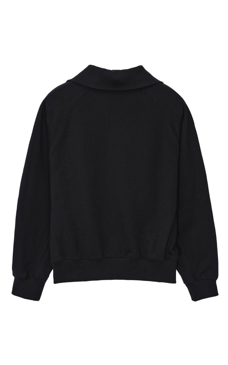 Eve Half Zip Black - ＠SEOUL