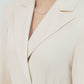 ASYMMETRICAL DRESS WITH SQUARE CUTTING DRAPE