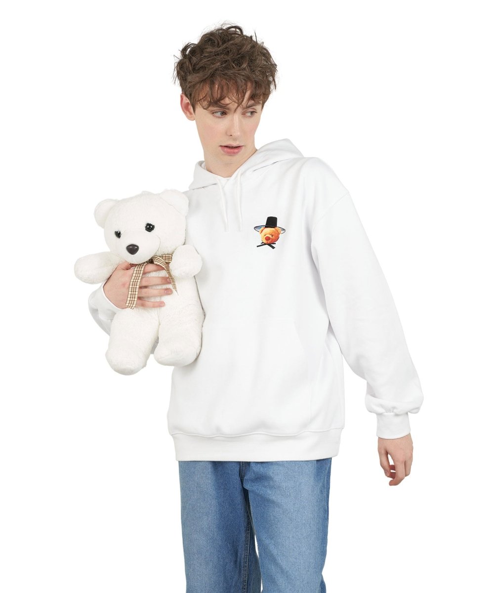 シロクマフードティーホワイト Gat Bear hoodie (ホワイト) - ＠SEOUL