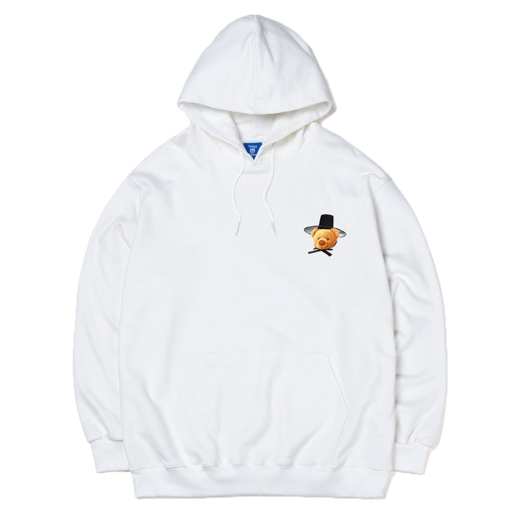 シロクマフードティーホワイト Gat Bear hoodie (ホワイト) - ＠SEOUL