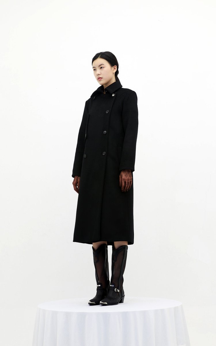 Giselle Coat Black - ＠SEOUL