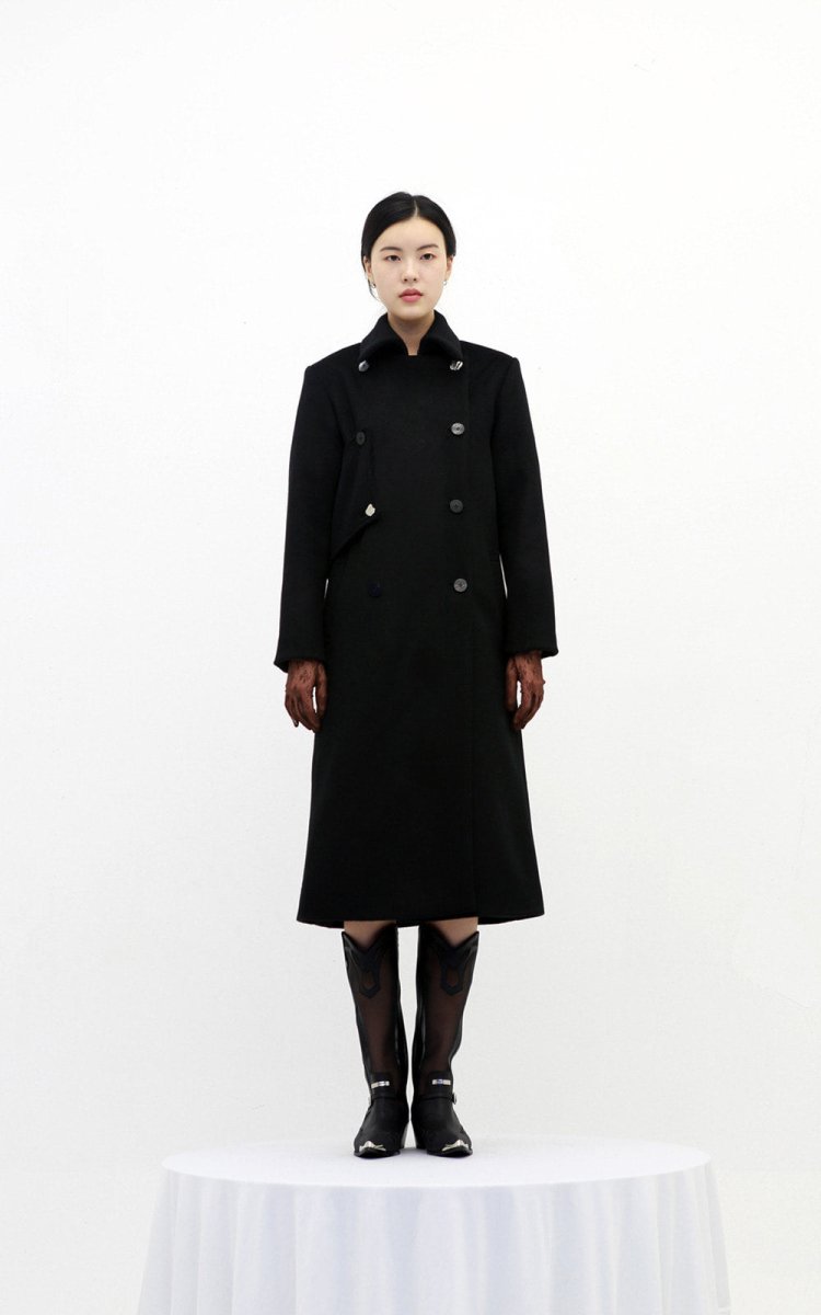 Giselle Coat Black - ＠SEOUL