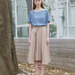 Hazel Skirt Beige - ＠SEOUL