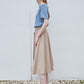 Hazel Skirt Beige - ＠SEOUL