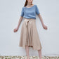 Hazel Skirt Beige - ＠SEOUL