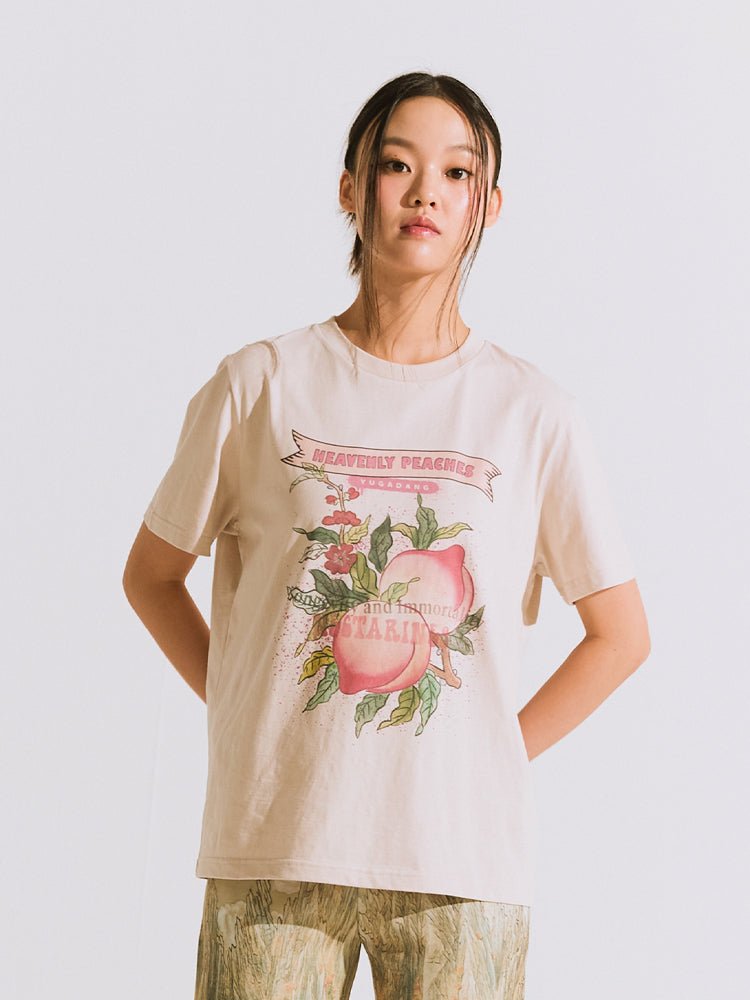 Heavenly peaches t-shirt - ＠SEOUL