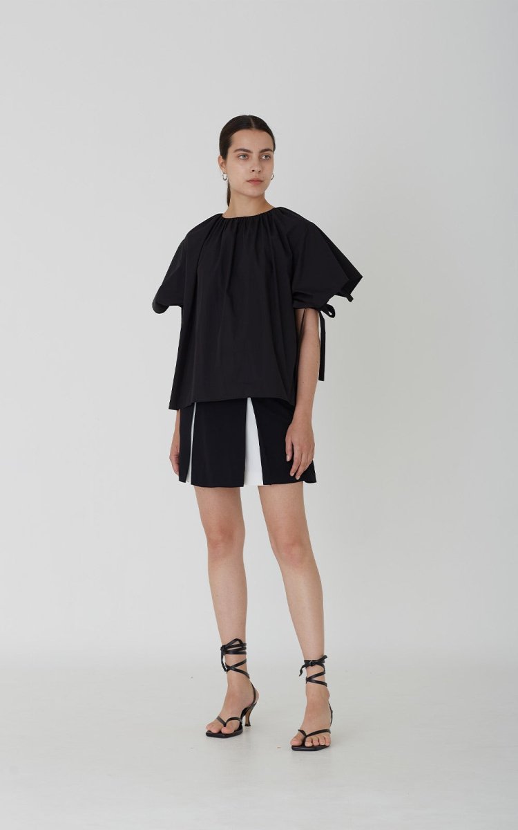 Ivy Blouse Black - ＠SEOUL