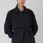 Jennie Trench Coat Charcoal - ＠SEOUL