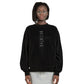 ハングル絵文字マンツーマンブラック Korean Face Emoticon Text Sweatshirt ブラック - ＠SEOUL