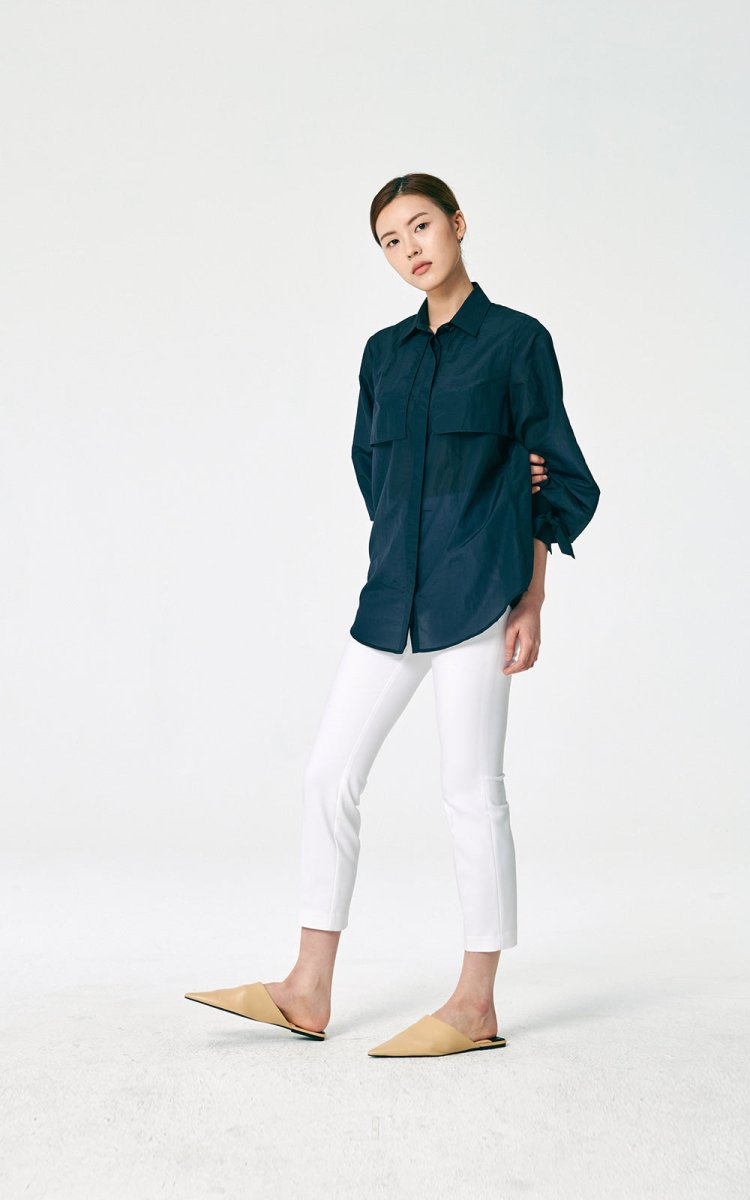 Leah Top Navy - ＠SEOUL