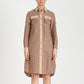 Linen New-Basic Shirts-Dress_ICED COFFEE [ベーシックリネンシャツドレス][ベーシックリネンシャツドレス - ＠SEOUL