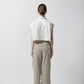 linen pin-tuck wide pants-beige - ＠SEOUL