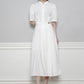 LSC GOLD BUTTON WRAP ONE-PIECE_WHITE - ＠SEOUL