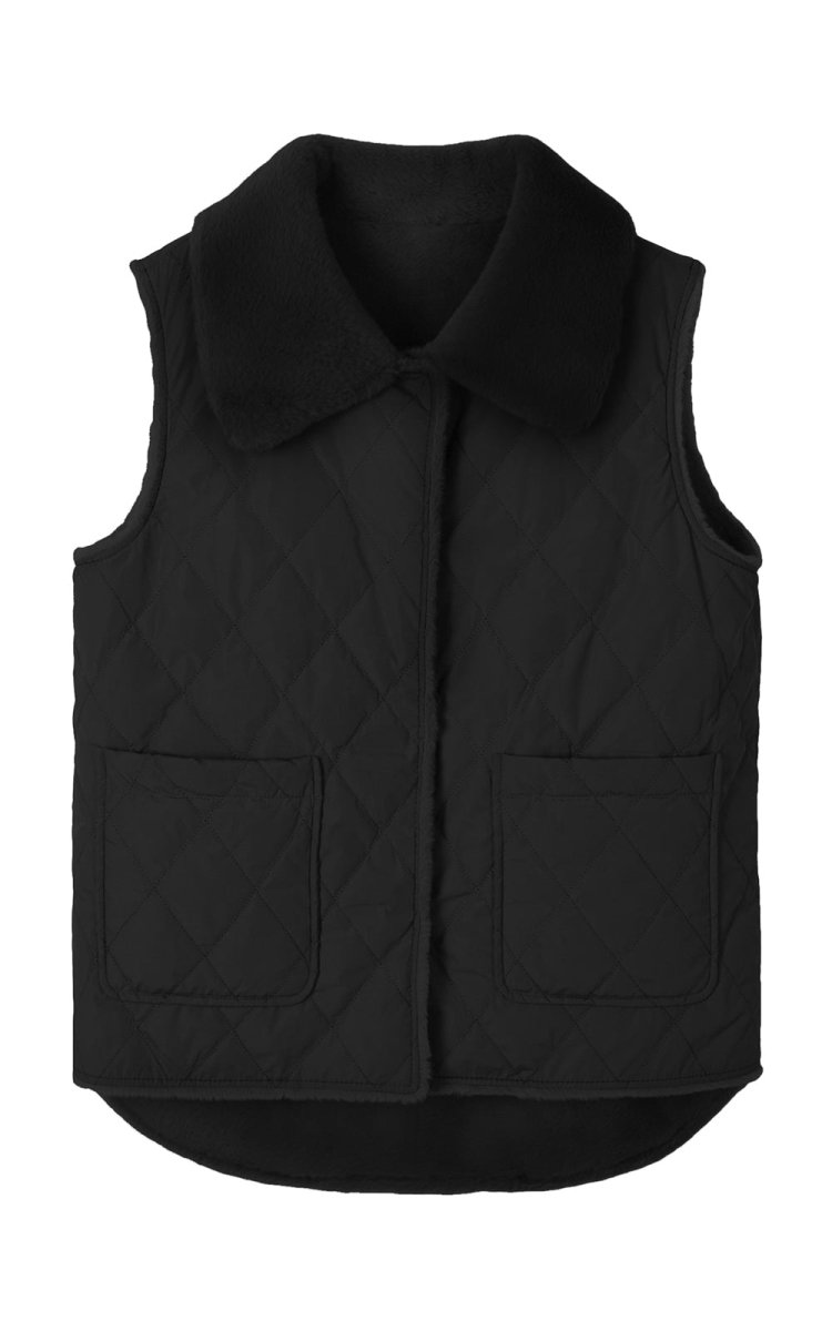 Marbel Vest Black - ＠SEOUL