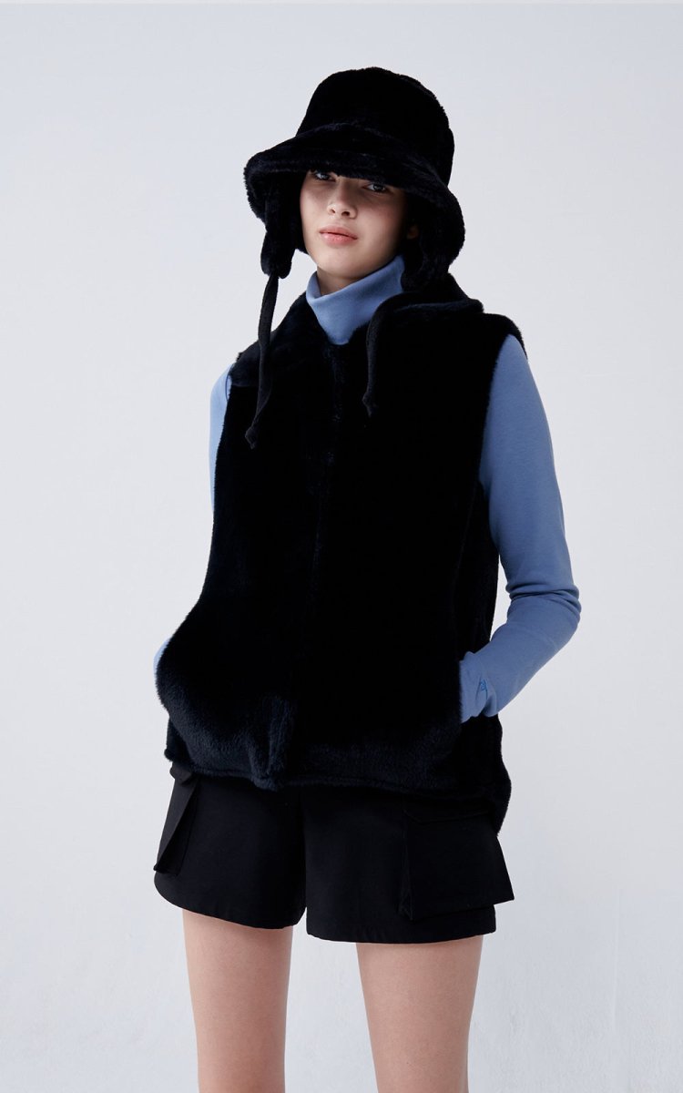 Marbel Vest Black - ＠SEOUL