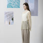 mesh layered top-cream - ＠SEOUL