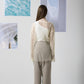 mesh layered top-cream - ＠SEOUL