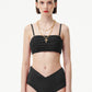 MESH TUBE TOP POLKINI SET_BLACK - ＠SEOUL