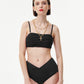 MESH TUBE TOP POLKINI SET_BLACK - ＠SEOUL