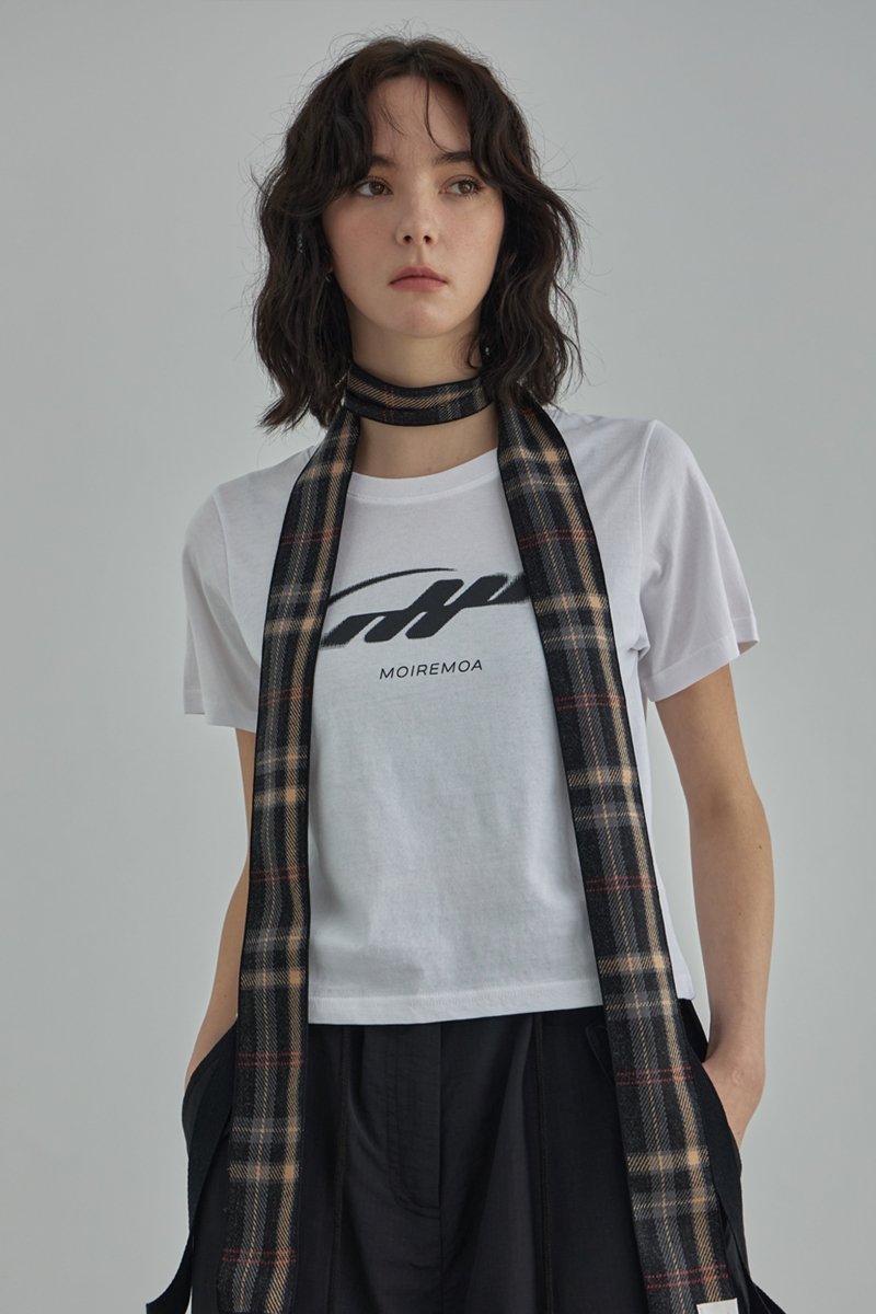 MM crop tee-white - ＠SEOUL