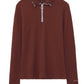 Nardin Knit Top Brick - ＠SEOUL