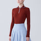 Nardin Knit Top Brick - ＠SEOUL