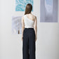 oblique line top -Ivory - ＠SEOUL