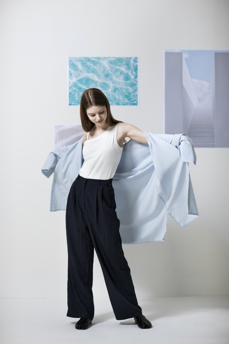 oblique line top -Ivory - ＠SEOUL