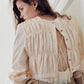 シャイニークロワッサンブラウス_クリームSHINY CROISSANT BLOUSE-CR - ＠SEOUL