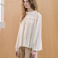 SHOULDER OPEN SHIRRING BLOUSE_IVORY - ＠SEOUL