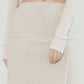 SKIRT IN CLASSIC COTTON JERSEY - ＠SEOUL