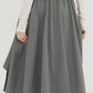 SKIRT WITH ASYMMETRICAL CUTTING DETAIL - ＠SEOUL