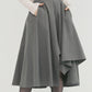 SKIRT WITH ASYMMETRICAL CUTTING DETAIL - ＠SEOUL