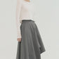 SKIRT WITH ASYMMETRICAL CUTTING DETAIL - ＠SEOUL