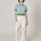 soft candy crop top - blue - ＠SEOUL