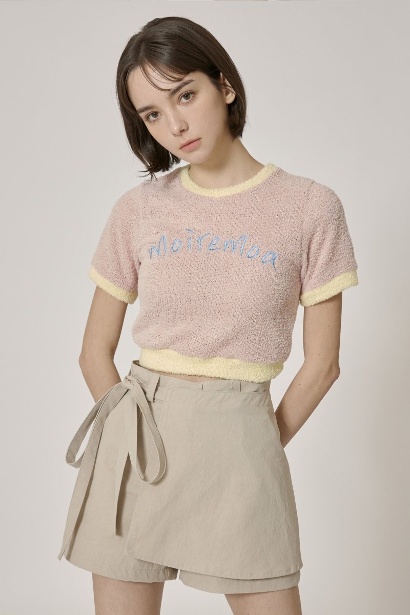 soft candy crop top - pink - ＠SEOUL