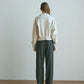 Square Zip-Up Sweatshirt-oatmeal - ＠SEOUL