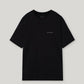 プレミアムシルクケットバックロゴTシャツ(ブラック/ホワイト) - ＠SEOUL