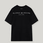 プレミアムシルクケットバックロゴTシャツ(ブラック/ホワイト) - ＠SEOUL