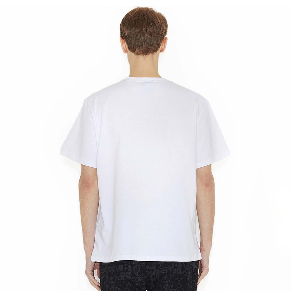 ハングルスマイル半袖Tシャツホワイト Korean smile Standard-fit short sleeve T-shirts (White) - ＠SEOUL