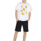 ハングルスマイル半袖Tシャツホワイト Korean smile Standard-fit short sleeve T-shirts (White) - ＠SEOUL