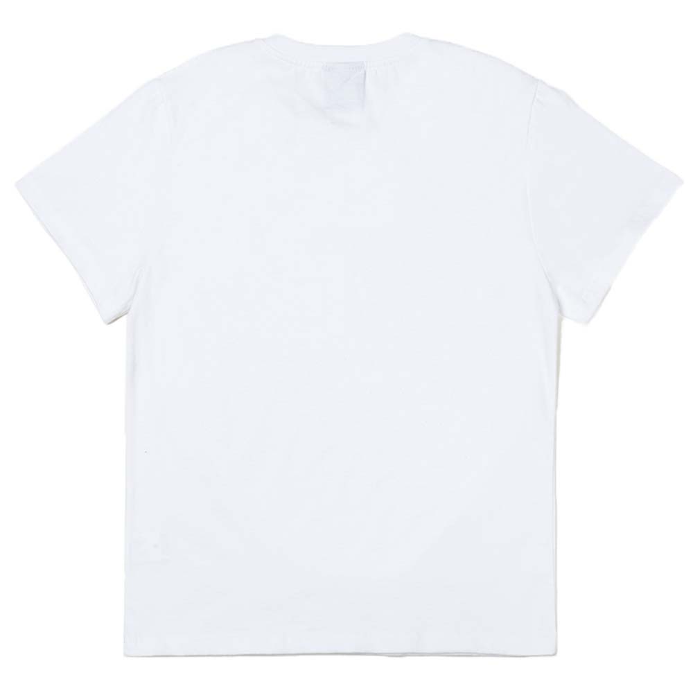 ハングルスマイル半袖Tシャツホワイト Korean smile Standard-fit short sleeve T-shirts (White) - ＠SEOUL