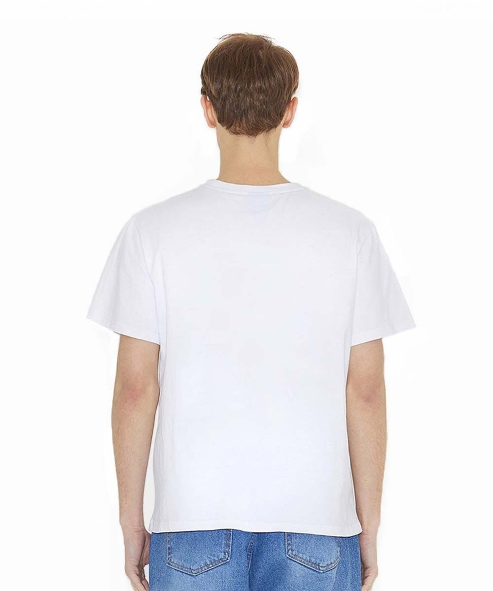 グァンアン半袖Tシャツホワイト はい韓国のSSシャツ（ホワイト